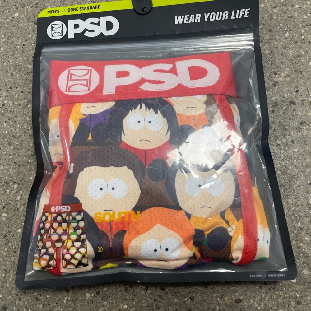 NWT Limited Edition PSD Men's South Park Stop underwear size XL - Picture 3 of 8